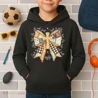 Jesus God Is Within Her Coquette Christian Faith Kids Hoodie thumb 2