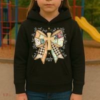 Jesus God Is Within Her Coquette Christian Faith Kids Hoodie thumb 3