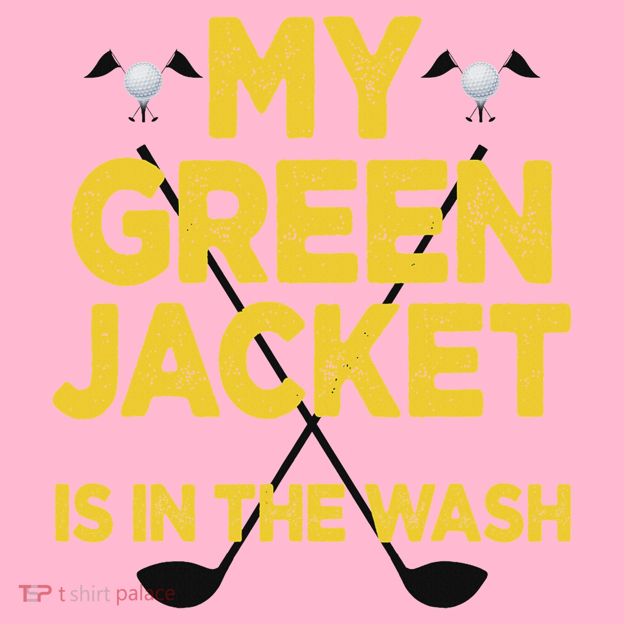 Jacket Green In The Wash Master Golf Golfer Player Coaster