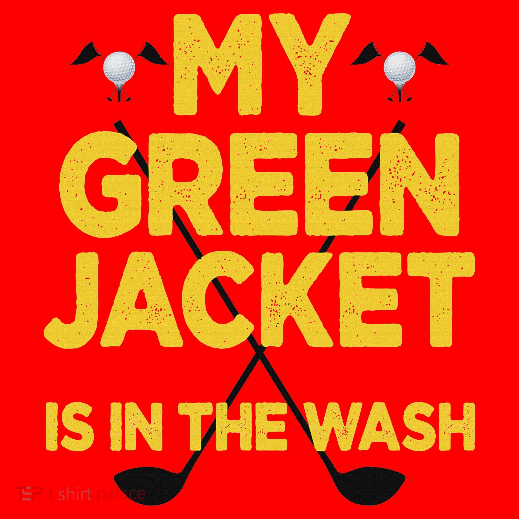 Jacket Green In The Wash Master Golf Golfer Player Santa Hat