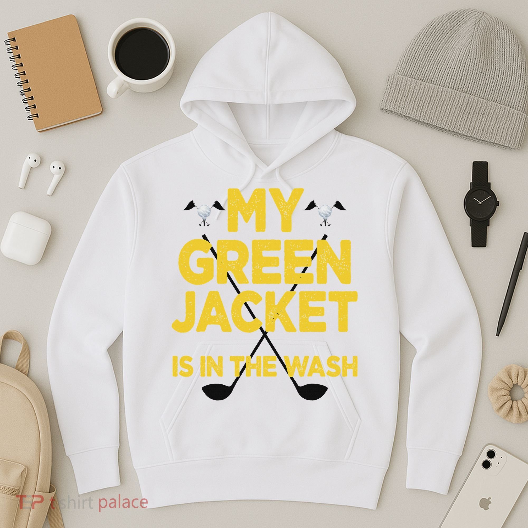 Jacket Green In The Wash Master Golf Golfer Player Hoodie