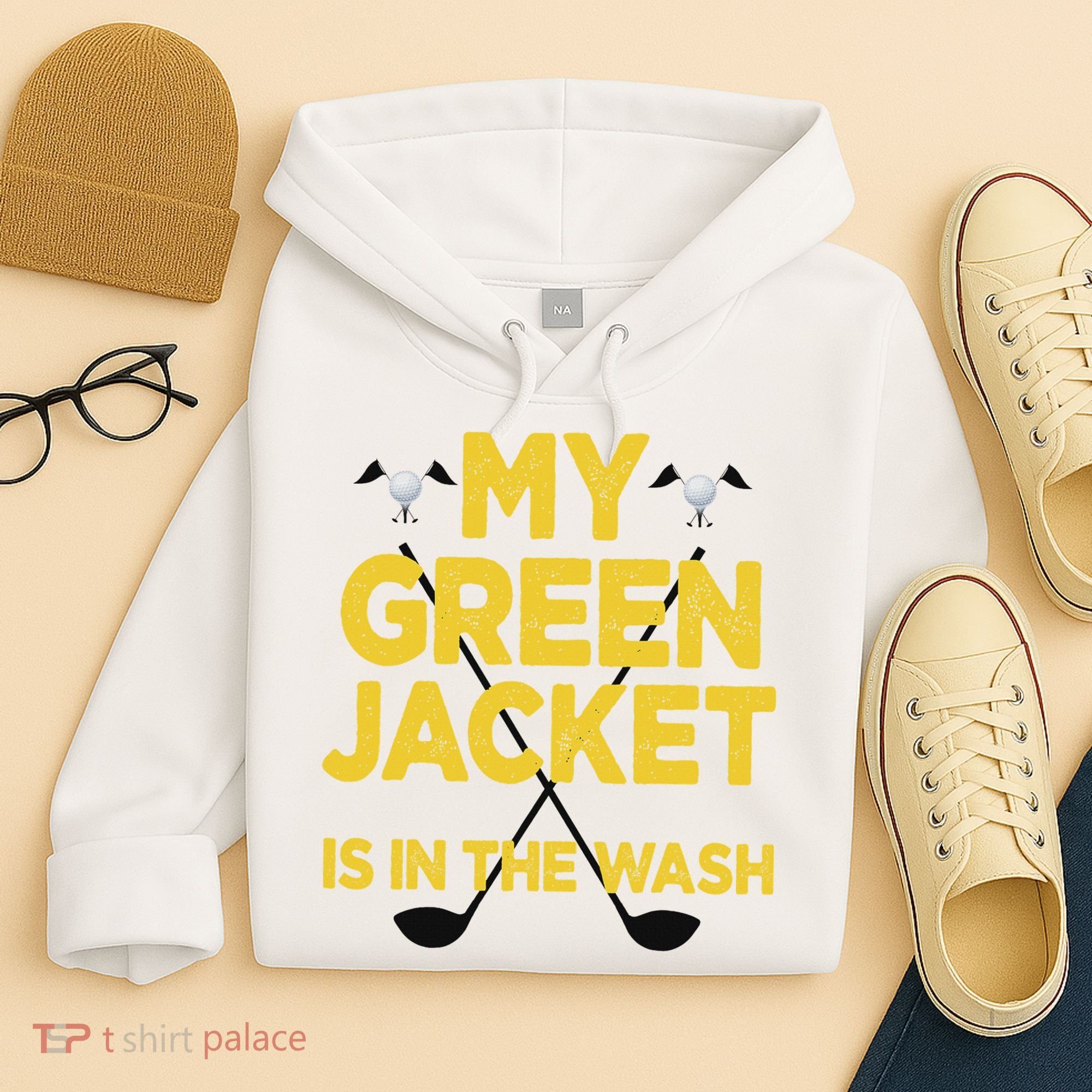 Jacket Green In The Wash Master Golf Golfer Player Hoodie