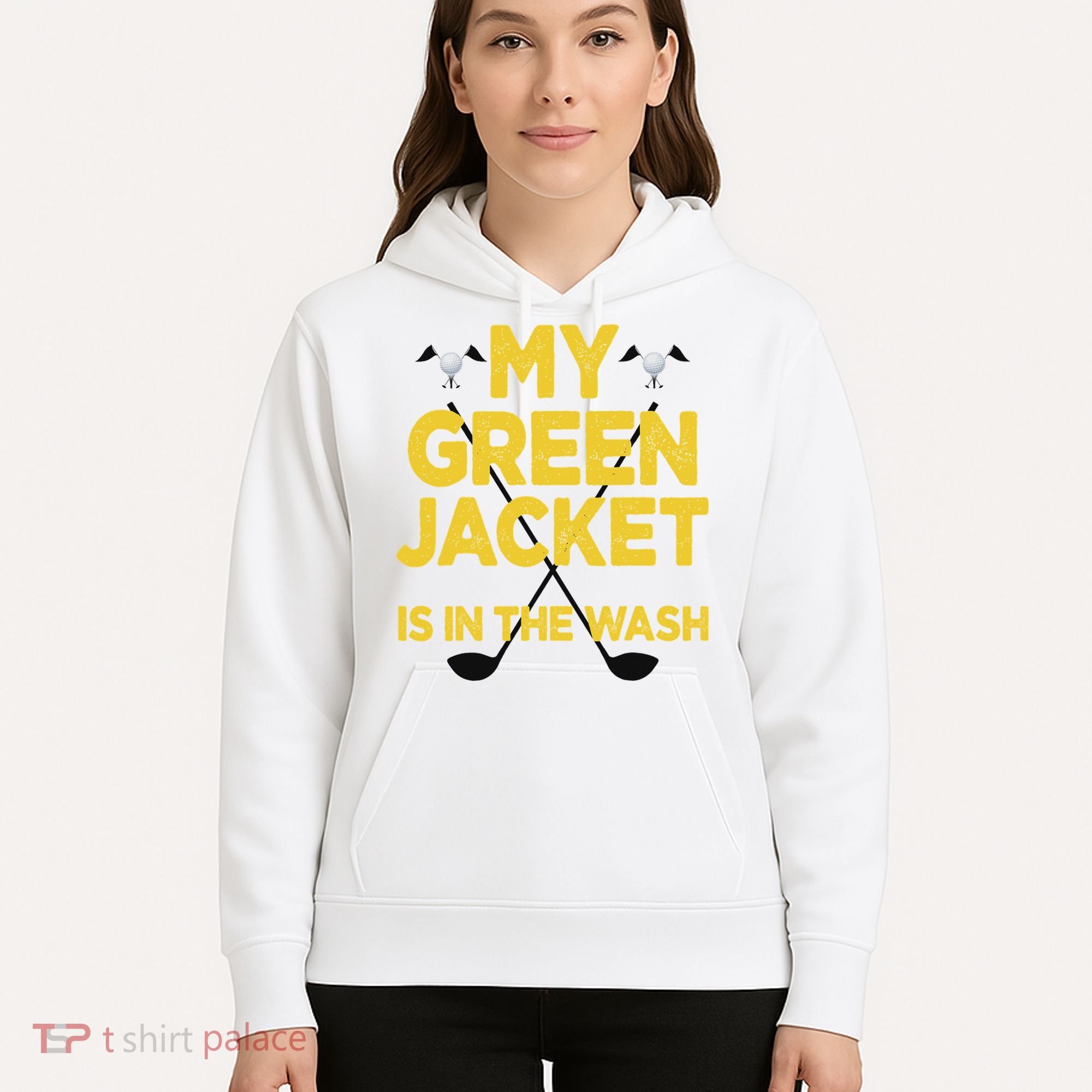 Jacket Green In The Wash Master Golf Golfer Player Hoodie
