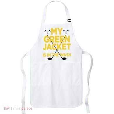 Jacket Green In The Wash Master Golf Golfer Player Apron