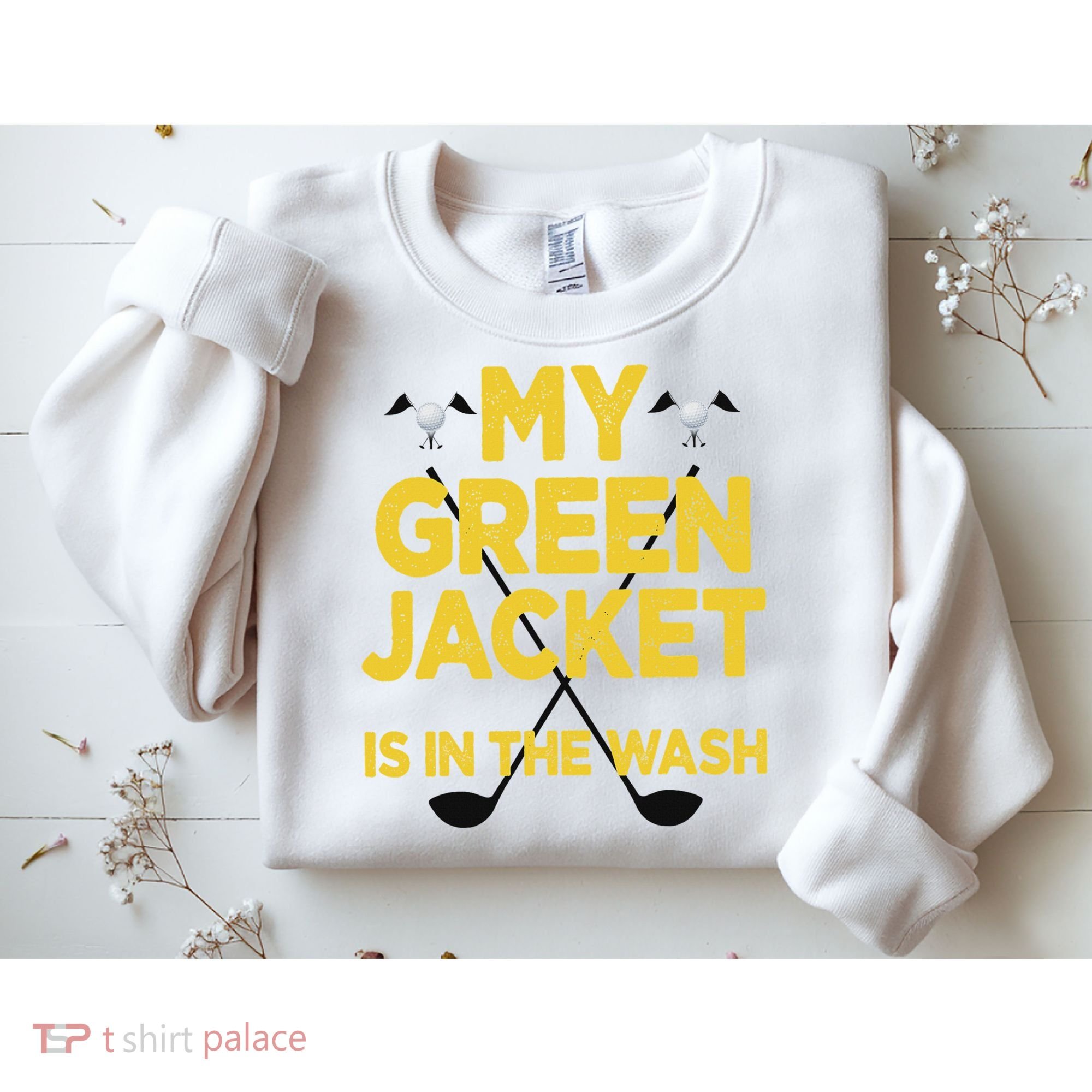 Jacket Green In The Wash Master Golf Golfer Player Sweatshirt