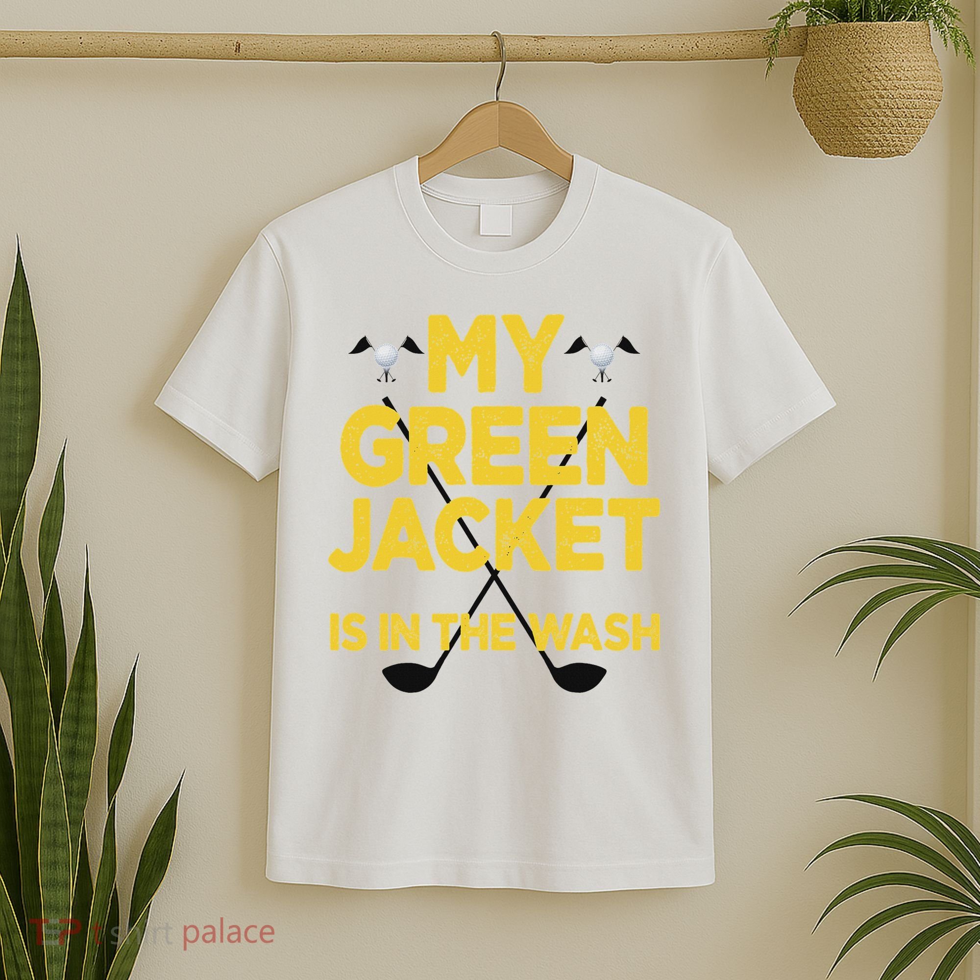 Jacket Green In The Wash Master Golf Golfer Player T-Shirt