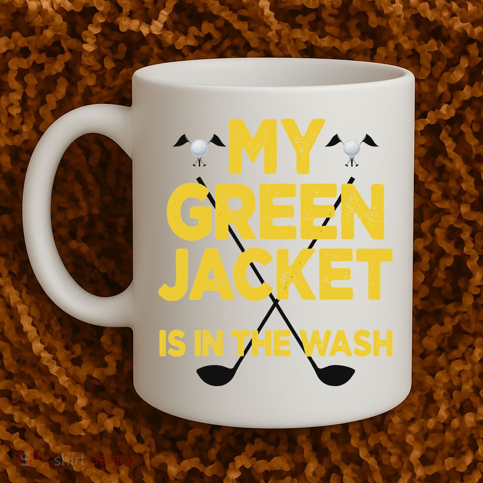 Jacket Green In The Wash Master Golf Golfer Player Coffee Mug