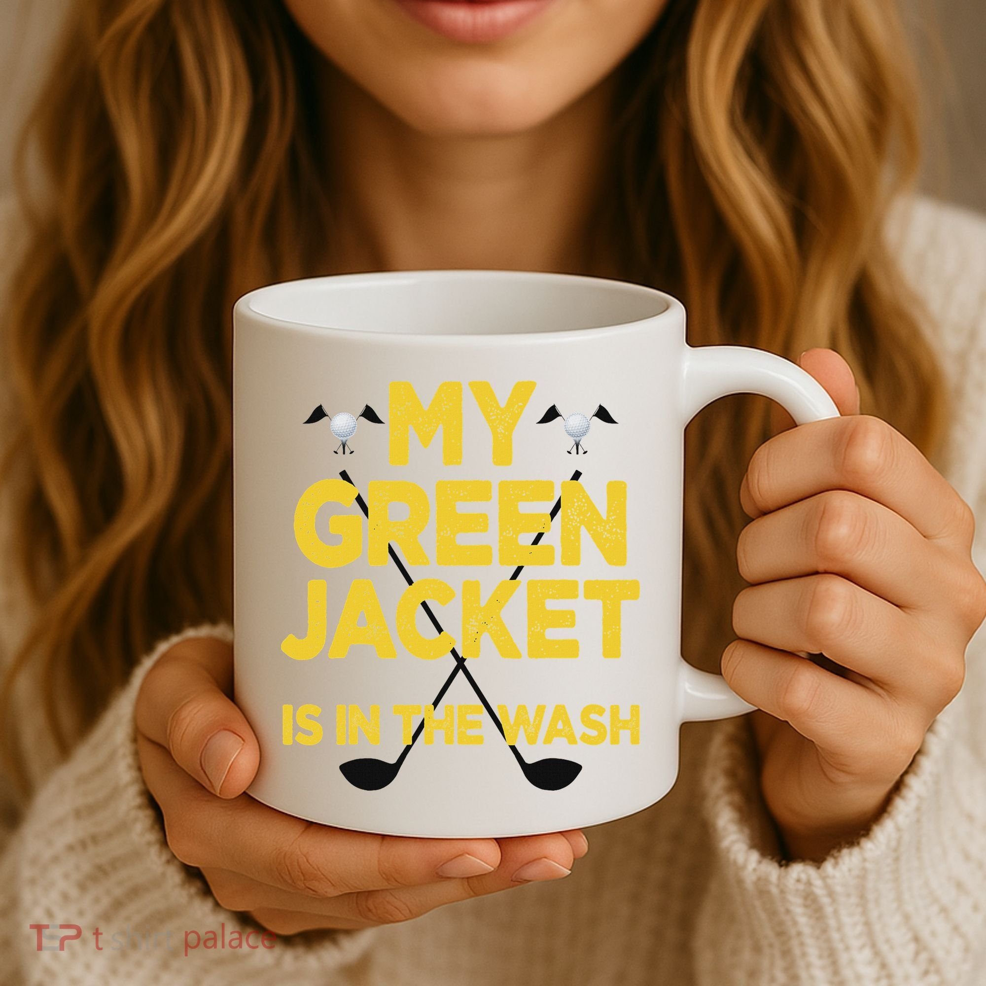 Jacket Green In The Wash Master Golf Golfer Player Coffee Mug