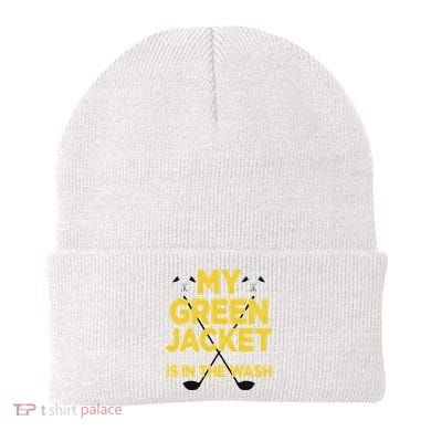 Jacket Green In The Wash Master Golf Golfer Player Beanie