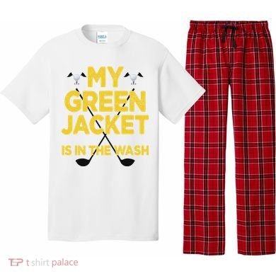 Jacket Green In The Wash Master Golf Golfer Player Pajama Set