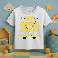 Jacket Green In The Wash Master Golf Golfer Player Toddler T-Shirt thumb 3
