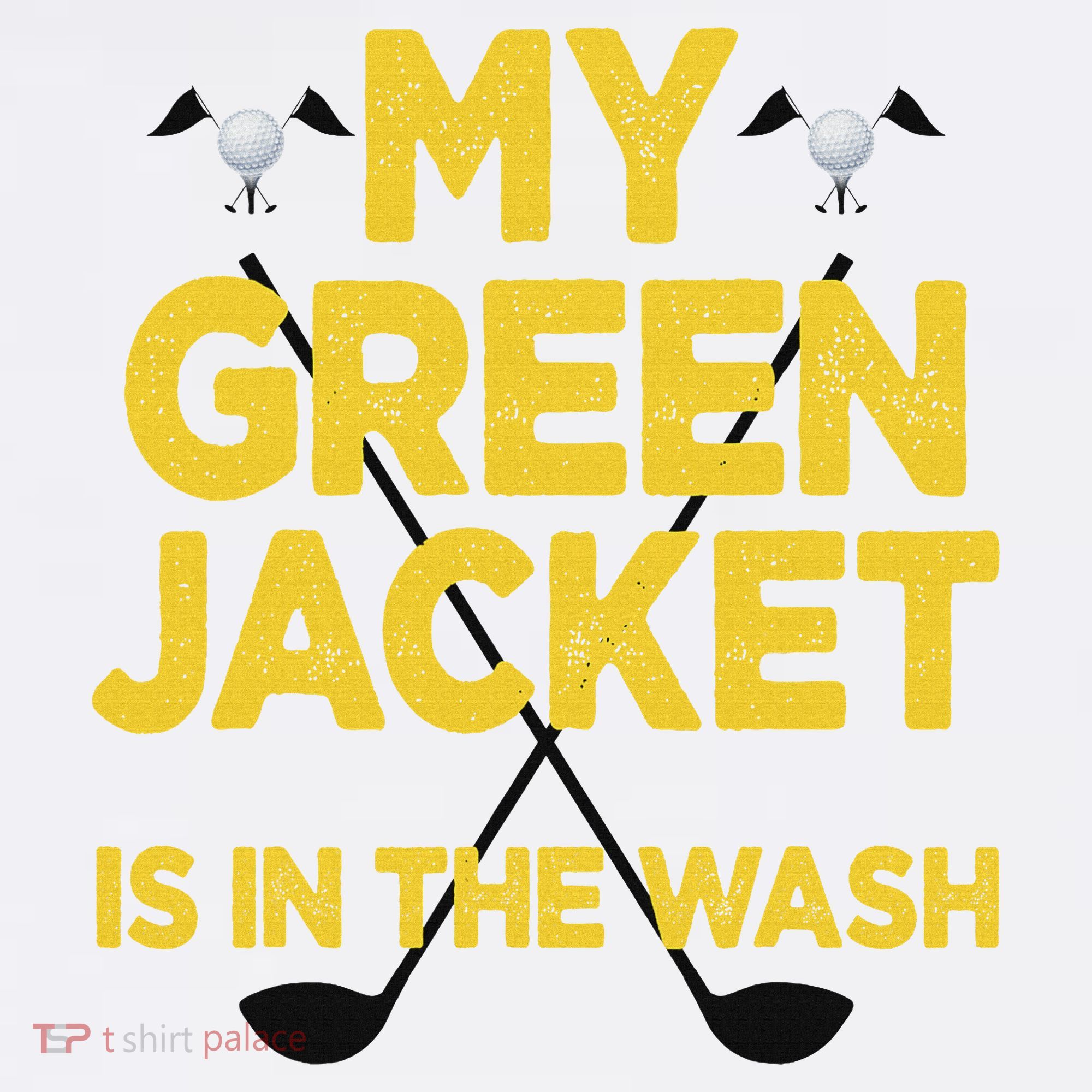 Jacket Green In The Wash Master Golf Golfer Player Visor