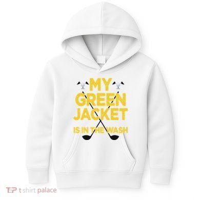 Jacket Green In The Wash Master Golf Golfer Player Kids Hoodie