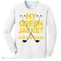 Jacket Green In The Wash Master Golf Golfer Player Kids Long Sleeve Shirt thumb 0