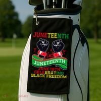 Juneteenth Gift Juneteenth Independence Day, Juneteenth Celebrating Black Freedo Golf Towel thumb 2