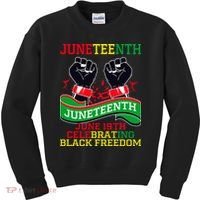 Juneteenth Gift Juneteenth Independence Day, Juneteenth Celebrating Black Freedo Kids Sweatshirt thumb 0