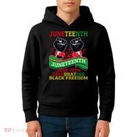Juneteenth Gift Juneteenth Independence Day, Juneteenth Celebrating Black Freedo Kids Hoodie thumb 4