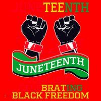 Juneteenth Gift Juneteenth Independence Day, Juneteenth Celebrating Black Freedo Santa Hat thumb 1