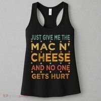 Just Give Me The Mac And Cheese Thanksgiving Christmas Funny Women's Tank Top thumb 3