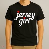 Jersey Girl New Jersey Heart Funny Cute New Jersey Pride T-Shirt thumb 3