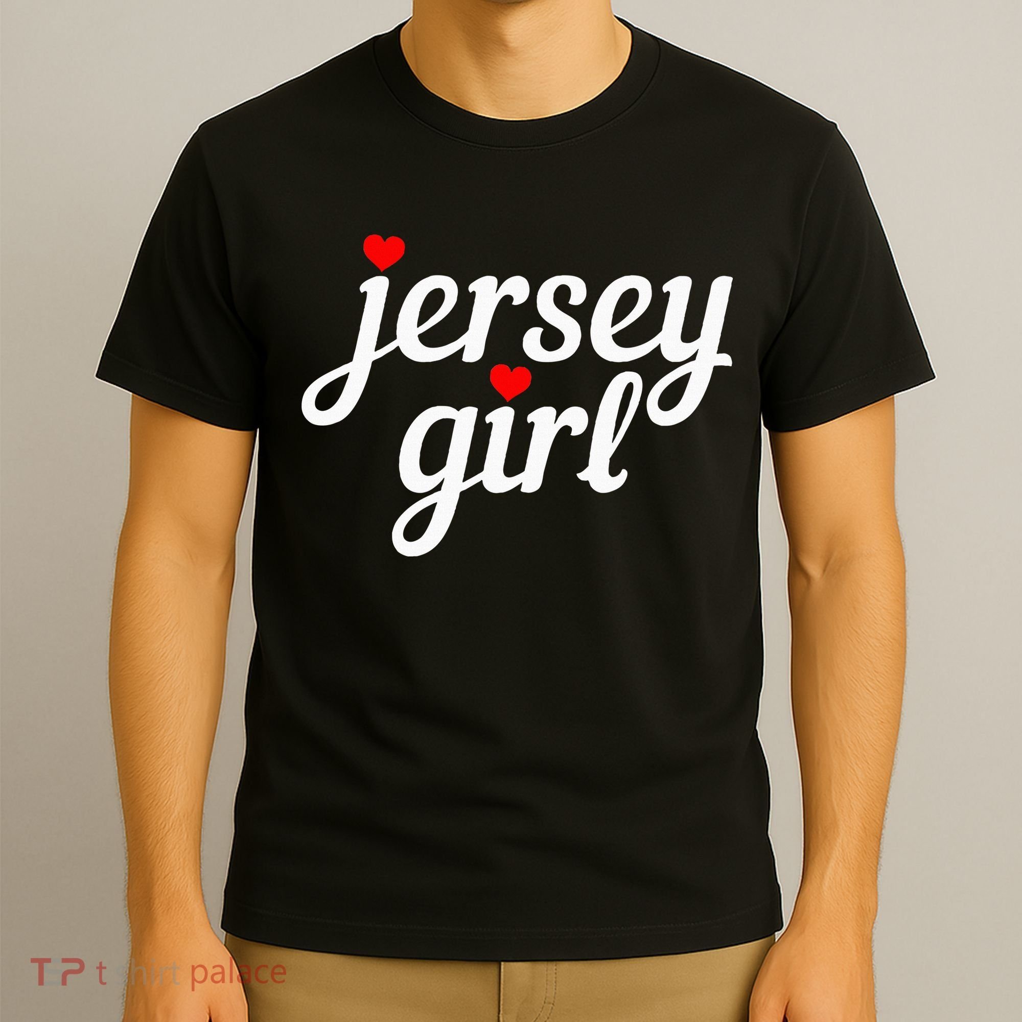 Jersey Girl New Jersey Heart Funny Cute New Jersey Pride T-Shirt
