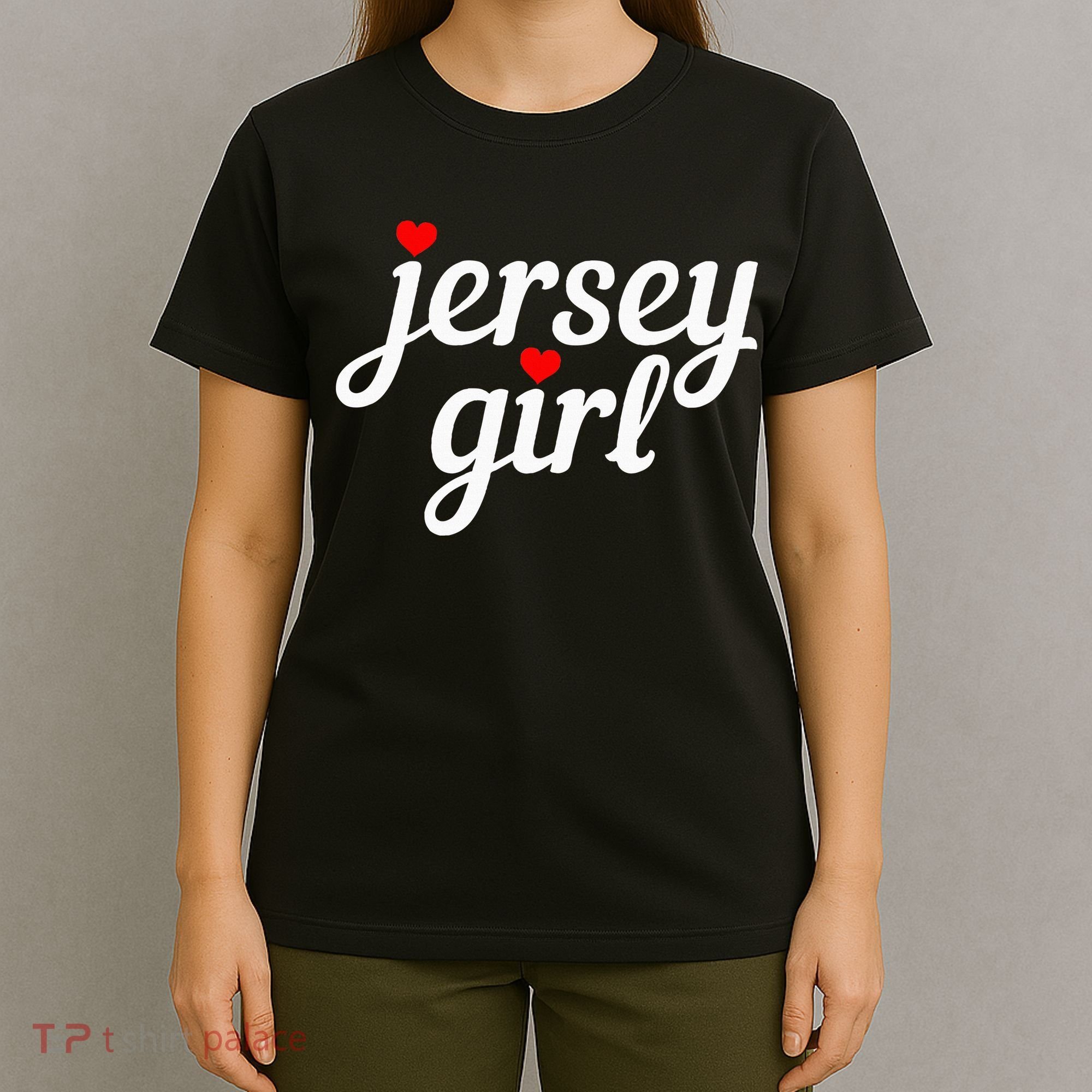 Jersey Girl New Jersey Heart Funny Cute New Jersey Pride T-Shirt