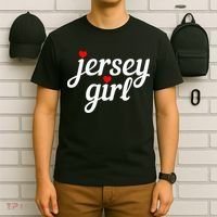 Jersey Girl New Jersey Heart Funny Cute New Jersey Pride T-Shirt thumb 6
