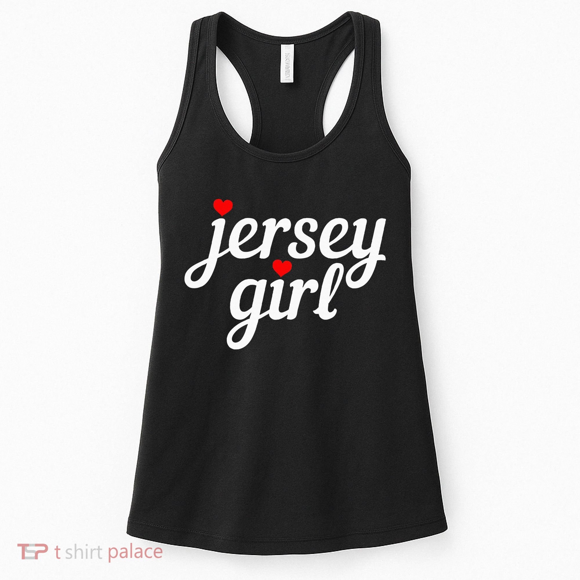 Jersey Girl New Jersey Heart Funny Cute New Jersey Pride Women's Tank Top