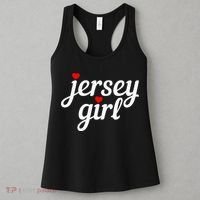 Jersey Girl New Jersey Heart Funny Cute New Jersey Pride Women's Tank Top thumb 3