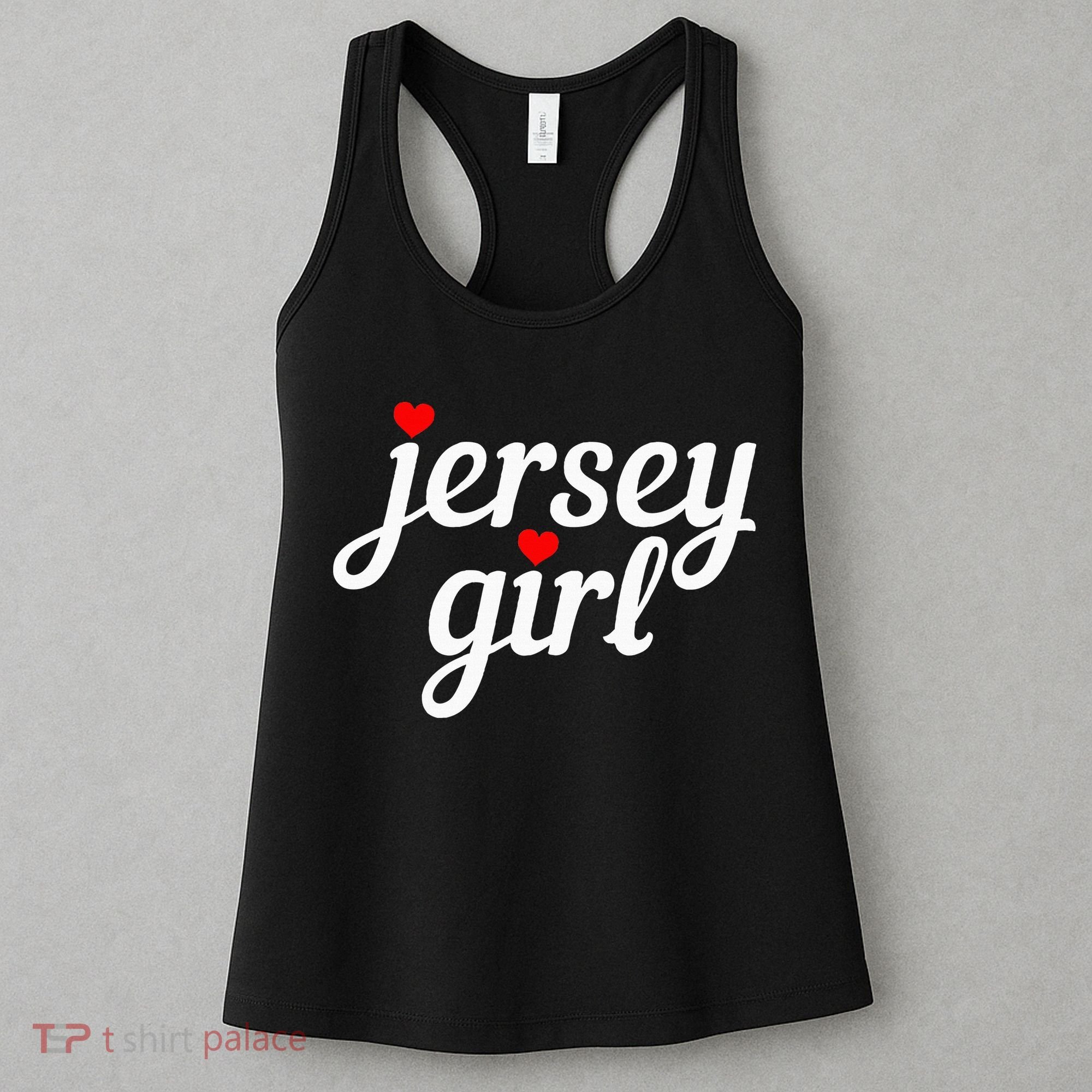 Jersey Girl New Jersey Heart Funny Cute New Jersey Pride Women's Tank Top