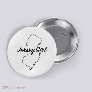 Jersey Girl New Jersey Button