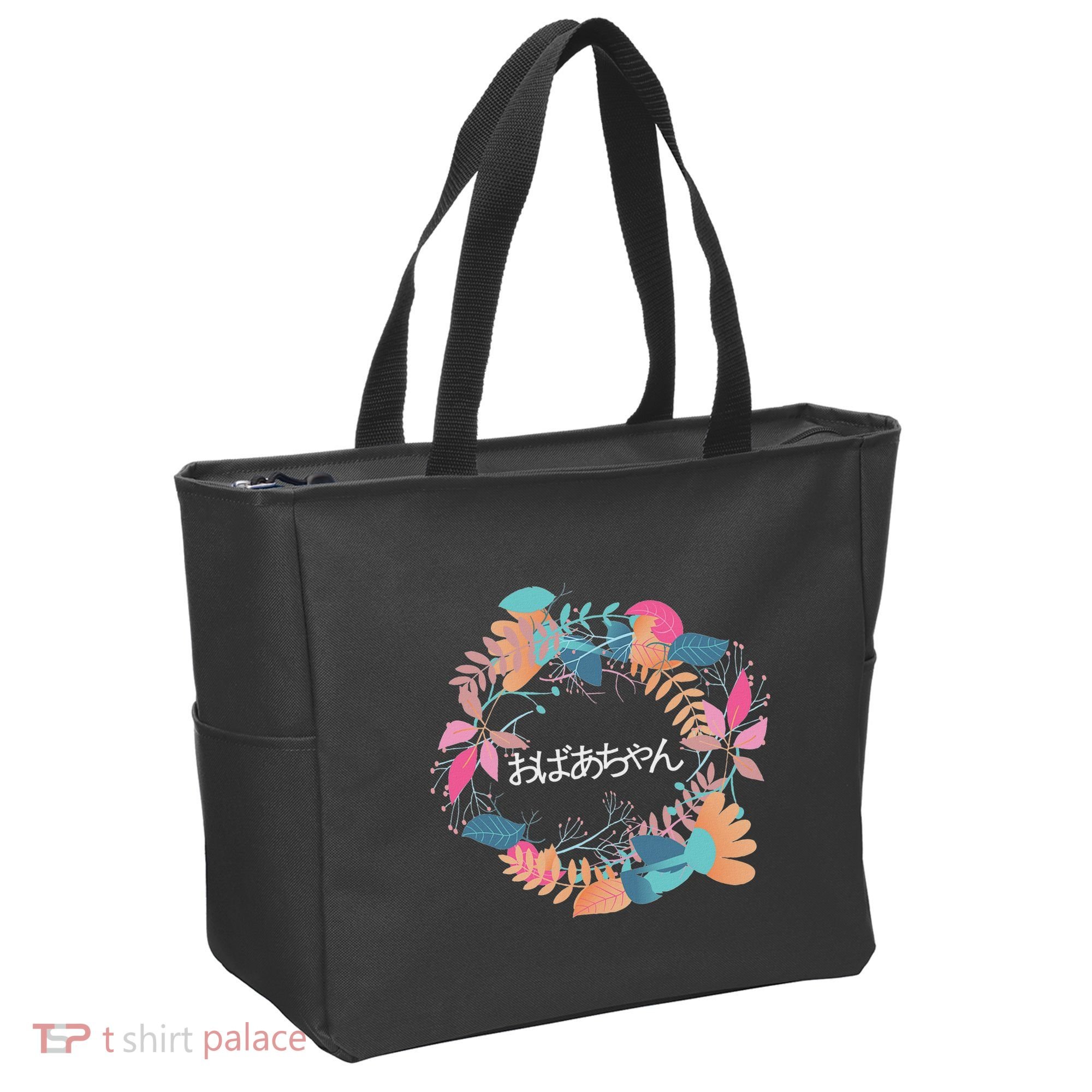 Japanese Grandmother Obachan Tote Bag