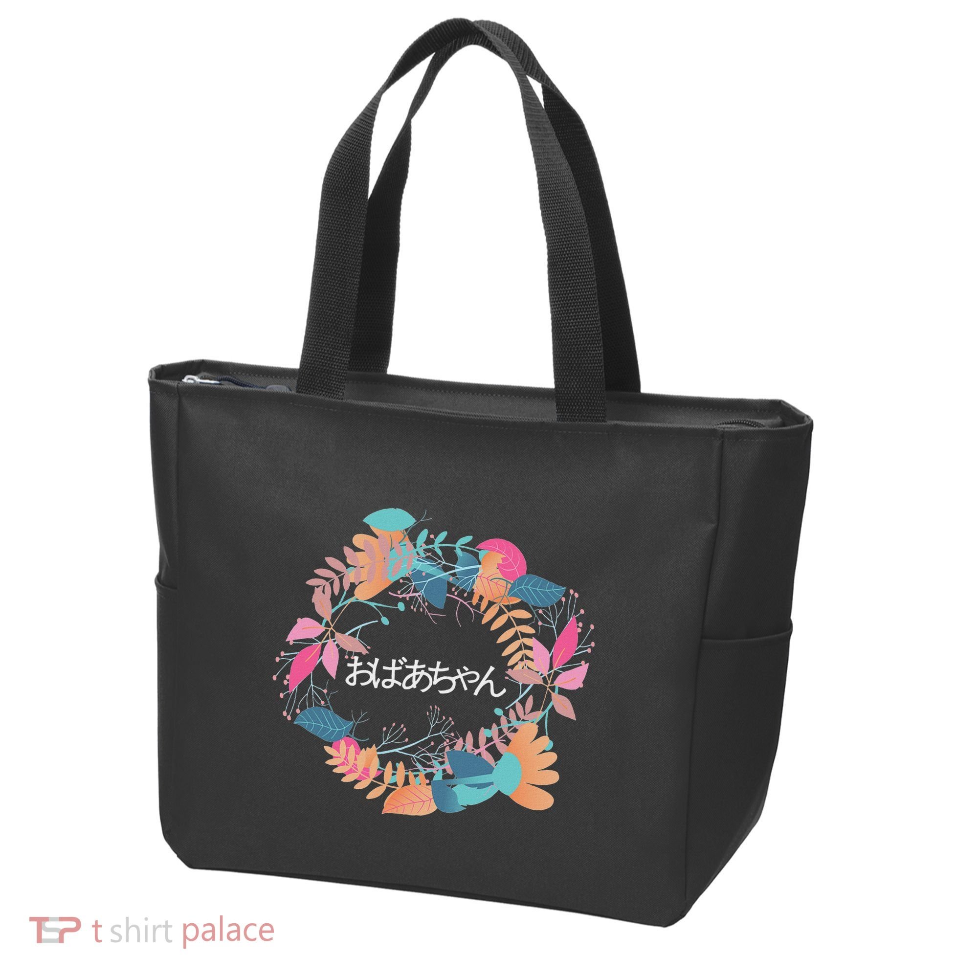 Japanese Grandmother Obachan Tote Bag