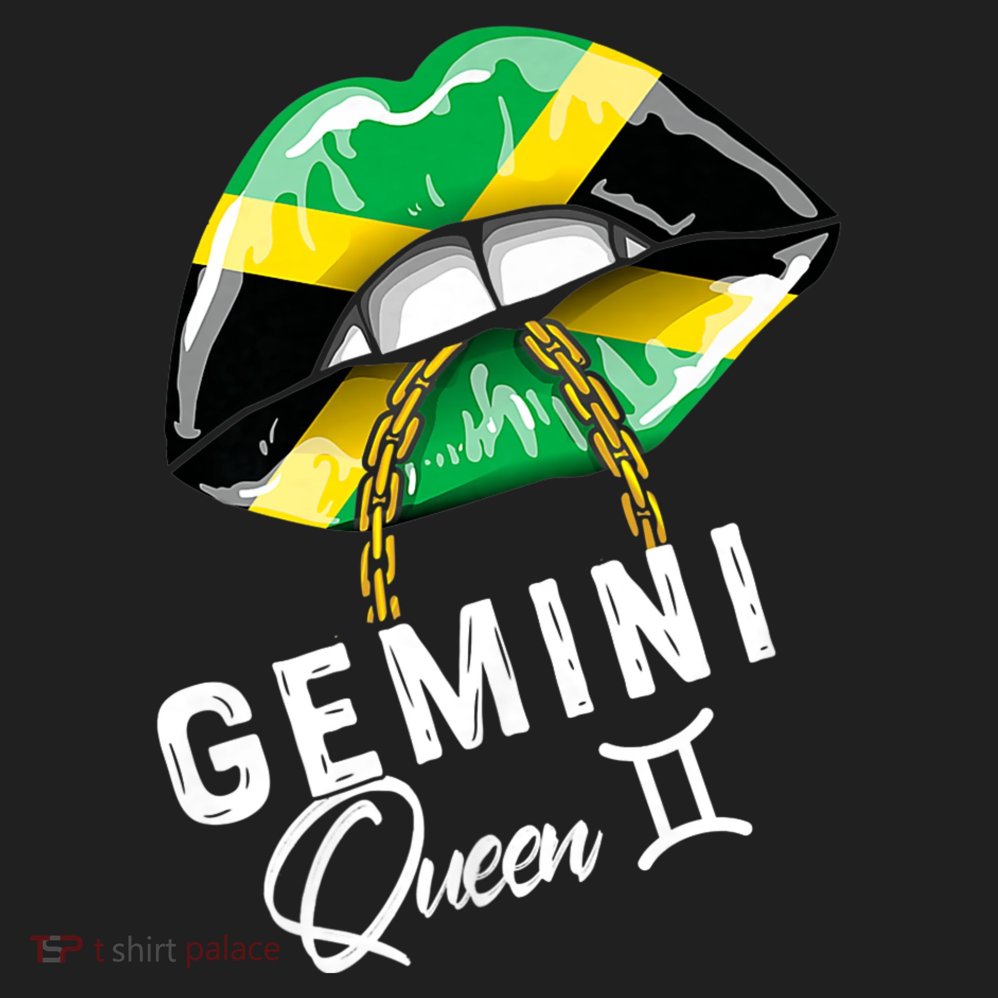 Jamaica Gemini Queen Zodiac Birthday Jamaican Lips Women's Sweatshirt