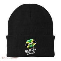Jamaica Gemini Queen Zodiac Birthday Jamaican Lips Beanie thumb 0