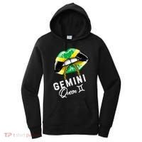 Jamaica Gemini Queen Zodiac Birthday Jamaican Lips Women's Hoodie thumb 0