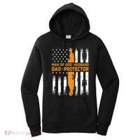 Jesus God Religious Man Of God Husband Dad Protector Women's Hoodie thumb 0