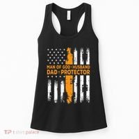 Jesus God Religious Man Of God Husband Dad Protector Women's Tank Top thumb 0