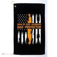 Jesus God Religious Man Of God Husband Dad Protector Golf Towel thumb 0