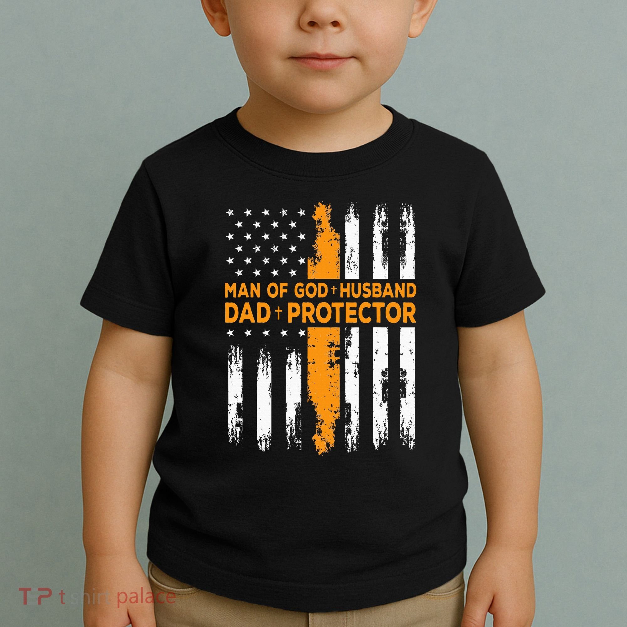 Jesus God Religious Man Of God Husband Dad Protector Toddler T-Shirt