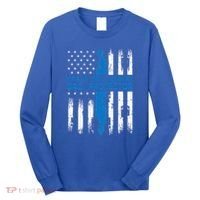 Jesus God Religious Man Of God Husband Dad Protector Long Sleeve Shirt thumb 0