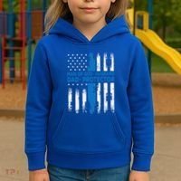 Jesus God Religious Man Of God Husband Dad Protector Kids Hoodie thumb 3