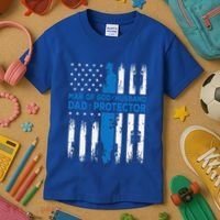 Jesus God Religious Man Of God Husband Dad Protector Kids T-Shirt thumb 3