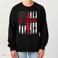 Jesus God Religious Man Of God Husband Dad Protector Women's Sweatshirt thumb 0
