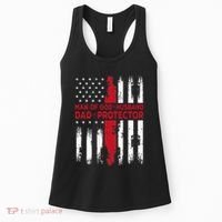 Jesus God Religious Man Of God Husband Dad Protector Women's Tank Top thumb 0
