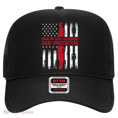 Jesus God Religious Man Of God Husband Dad Protector Hat