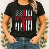Jesus God Religious Man Of God Husband Dad Protector Women's T-Shirt thumb 2