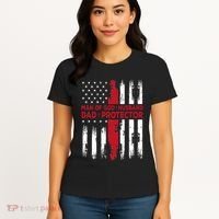Jesus God Religious Man Of God Husband Dad Protector Women's T-Shirt thumb 4