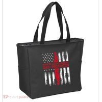 Jesus God Religious Man Of God Husband Dad Protector Tote Bag thumb 2