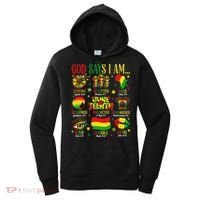 Juneteenth God Says I Am Black Freedom 1865 Christian Women's Hoodie thumb 0